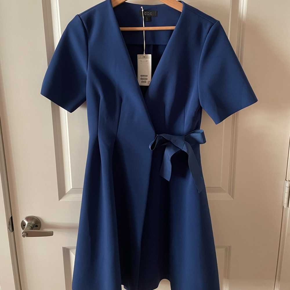 COS blue dress